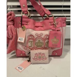 Rare! Juicy Couture Matching Juicy Lovers Club Tote and Wallet! New with tags!